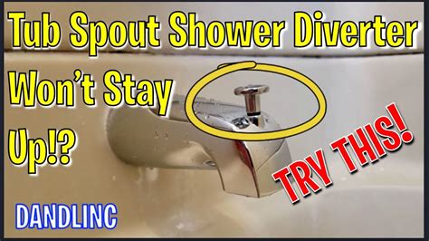 shower diverter handle just spins|Trying to Replace Shower Diverter. It wont come off!